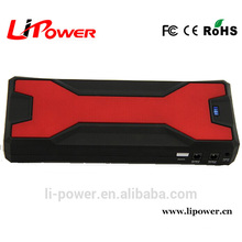 Big capacity emergency mini multi-function car jump starter with intelligent booster cable